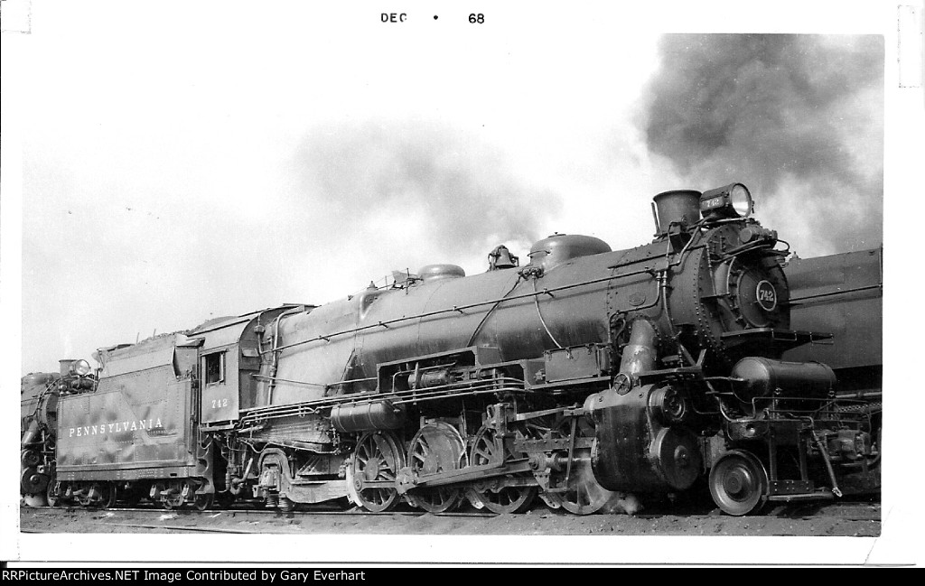 PRR 2-8-2 #742 - Pennsylvania RR